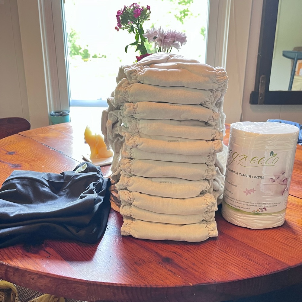 Esembly Cloth Diapers Organic Cotton (11 count)